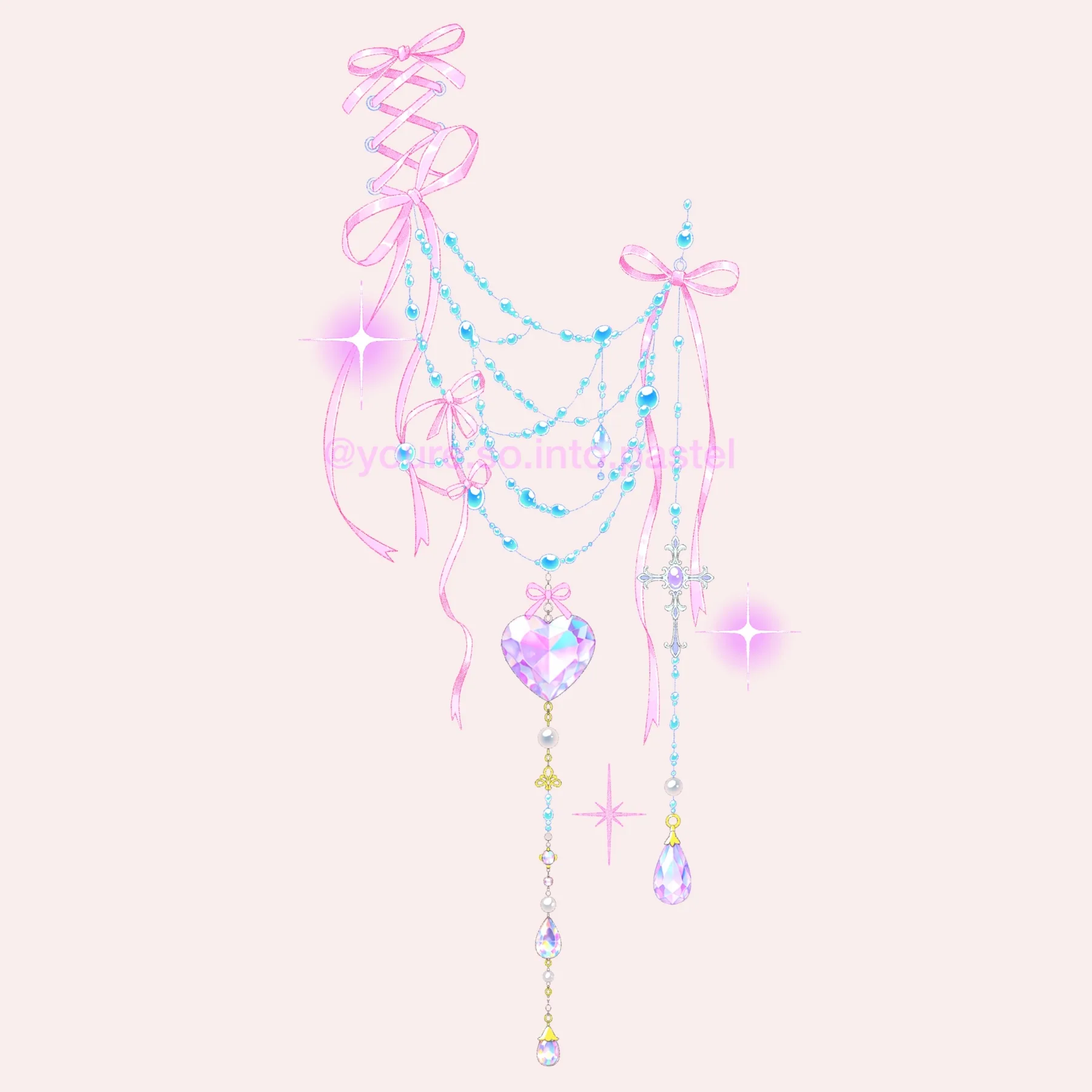 Heavenly Heart Charm