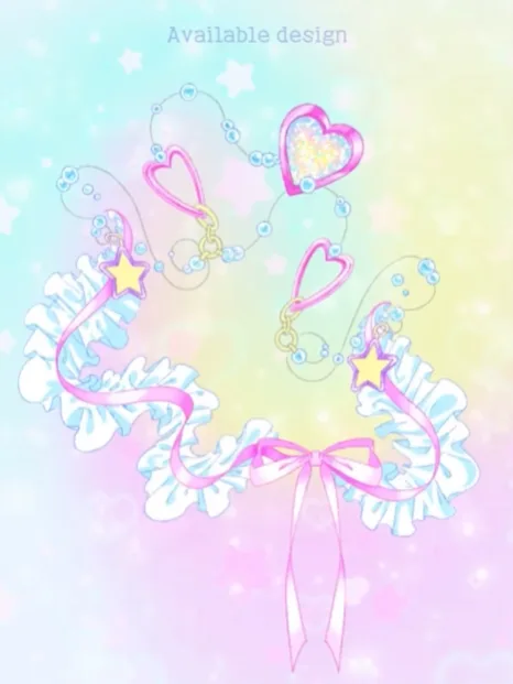 Pastel Love Garter