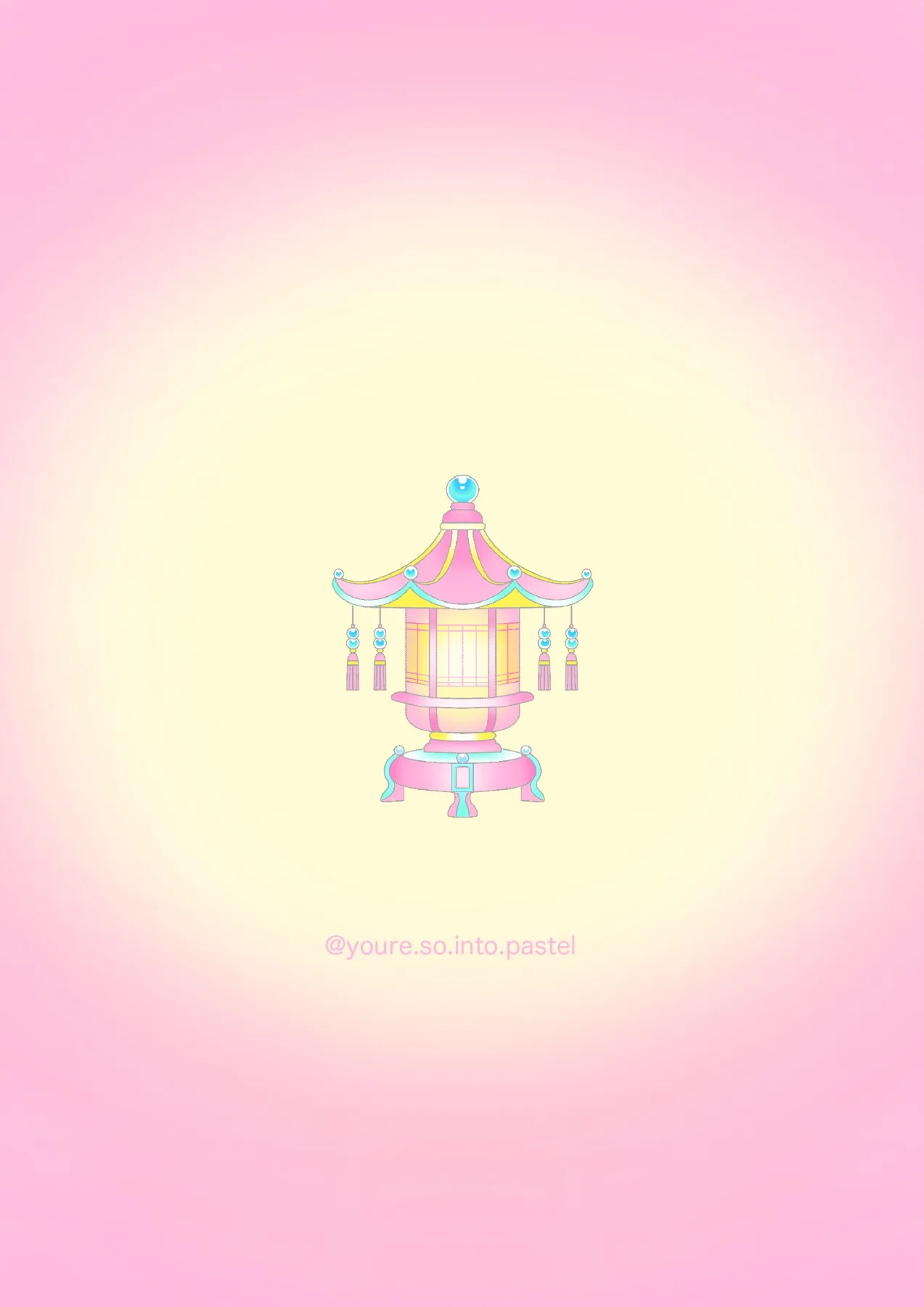 Pastel lamp