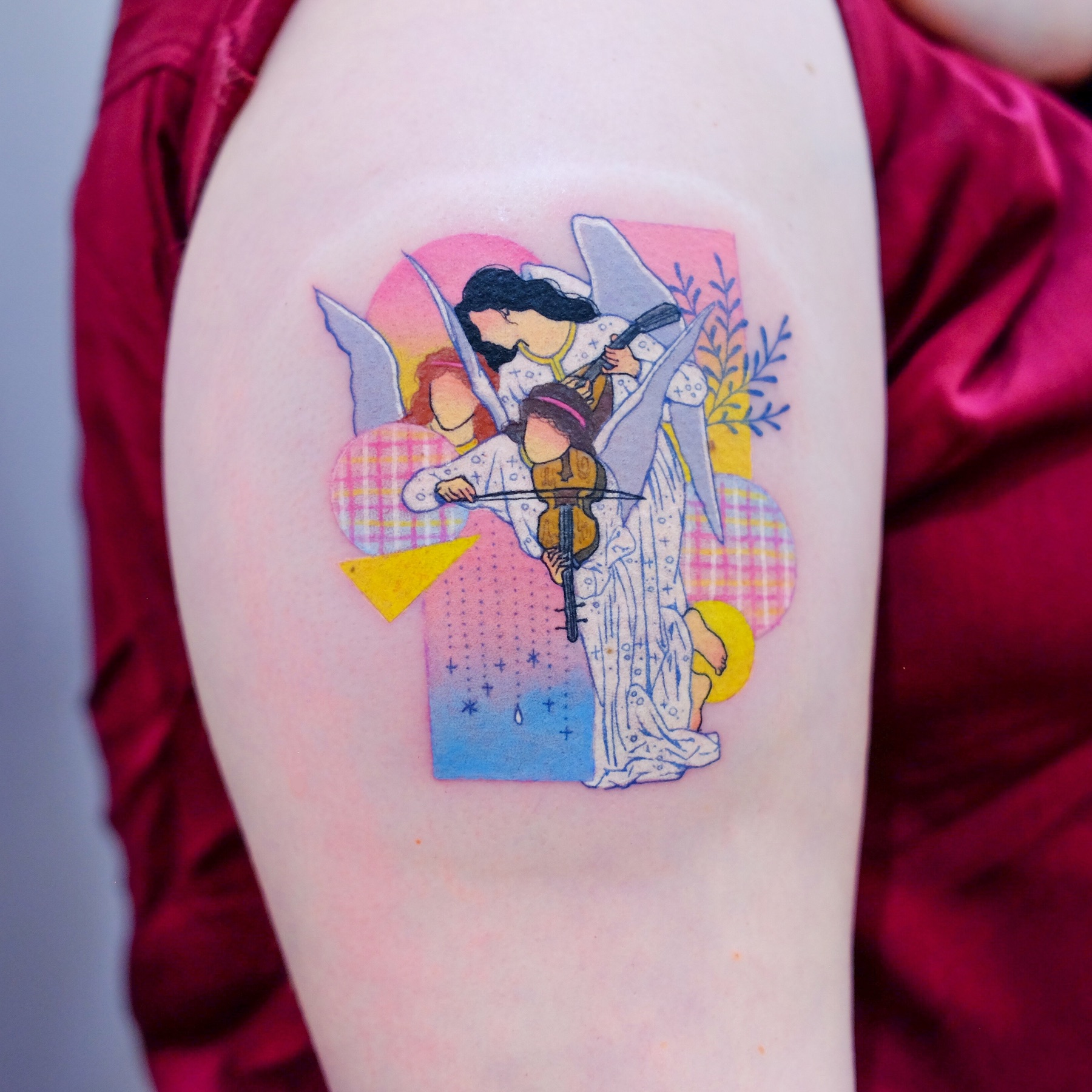 Pastel Musical Angels — 1 of 1